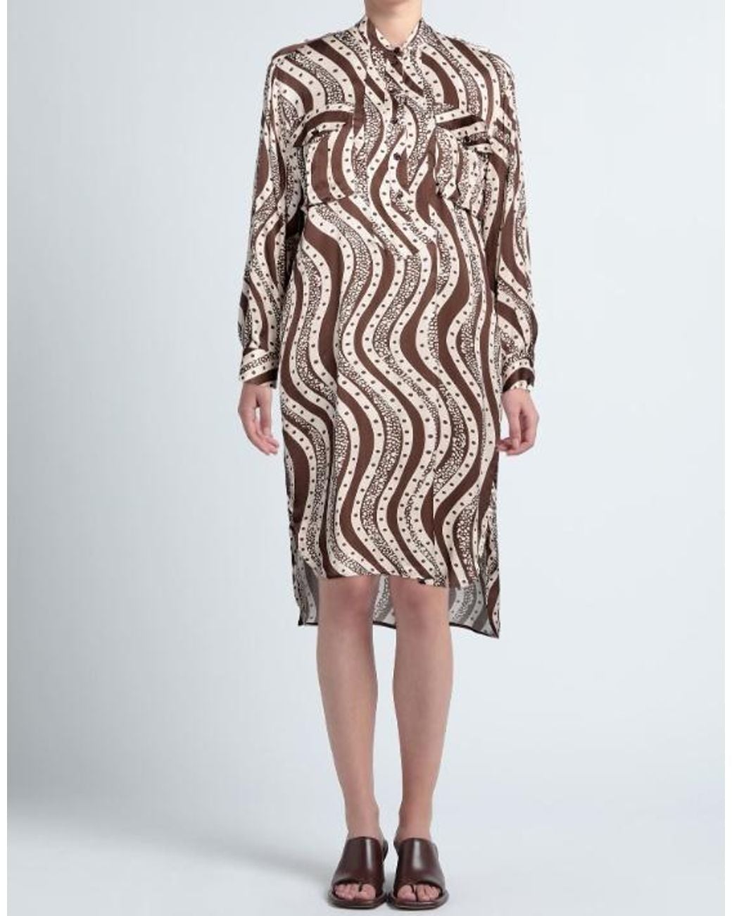 MAX&Co. Brown Shirt Dresses