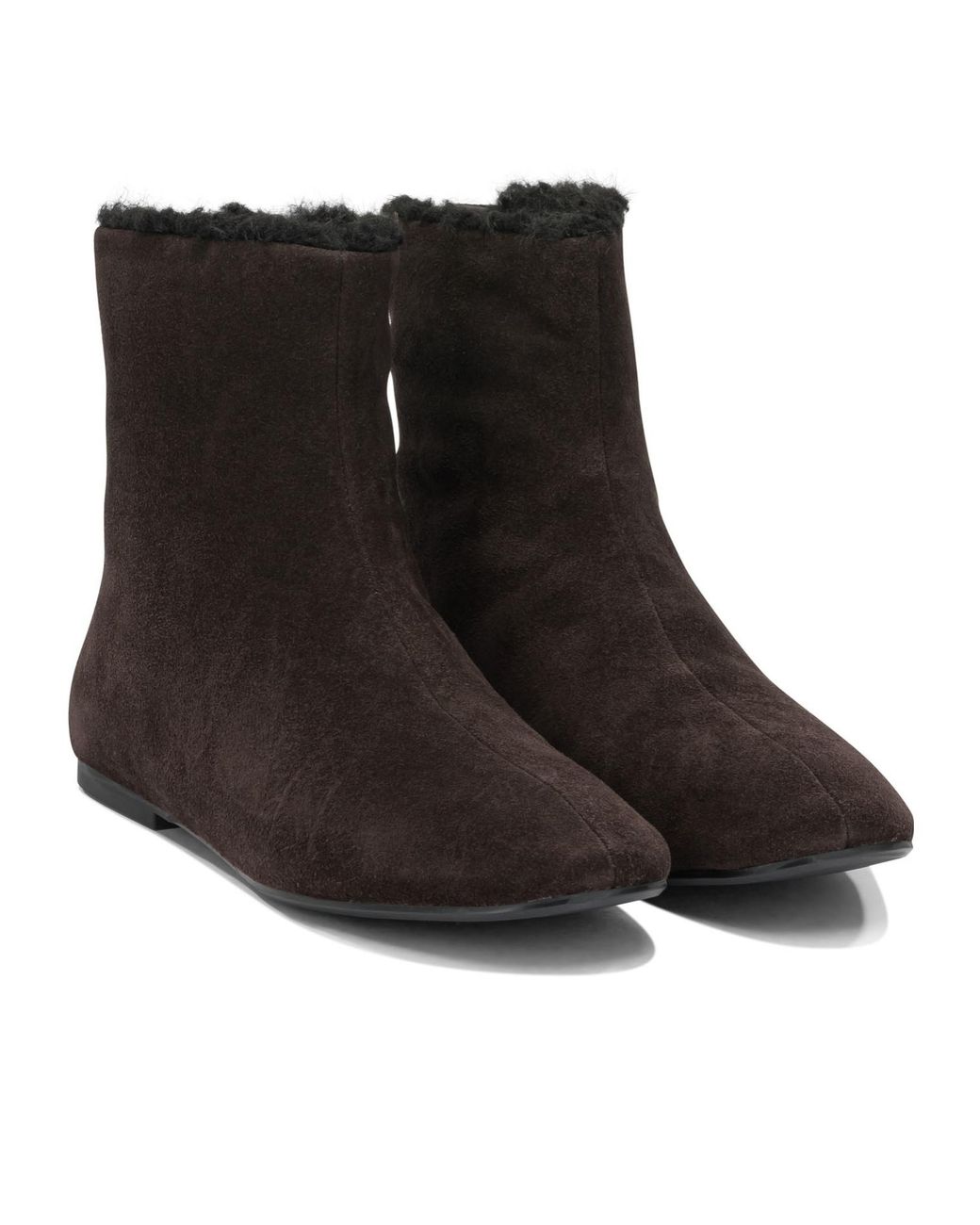 Strategia Brown Back Zip Ankle Boots