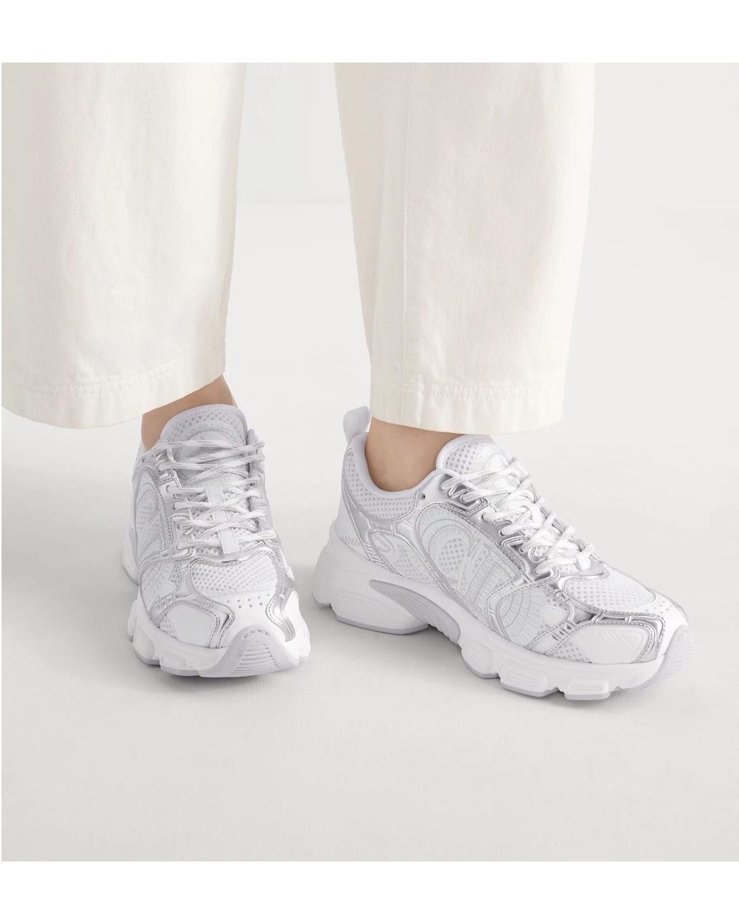 Dior White Chrono Sneaker