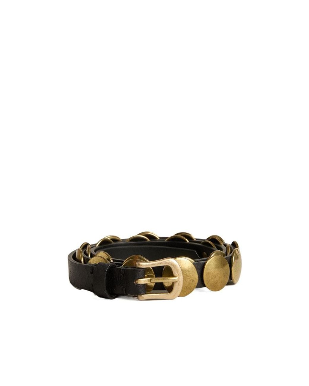 Golden Goose Deluxe Brand White Golden Goose Trinidad Pin-Buckle Belt