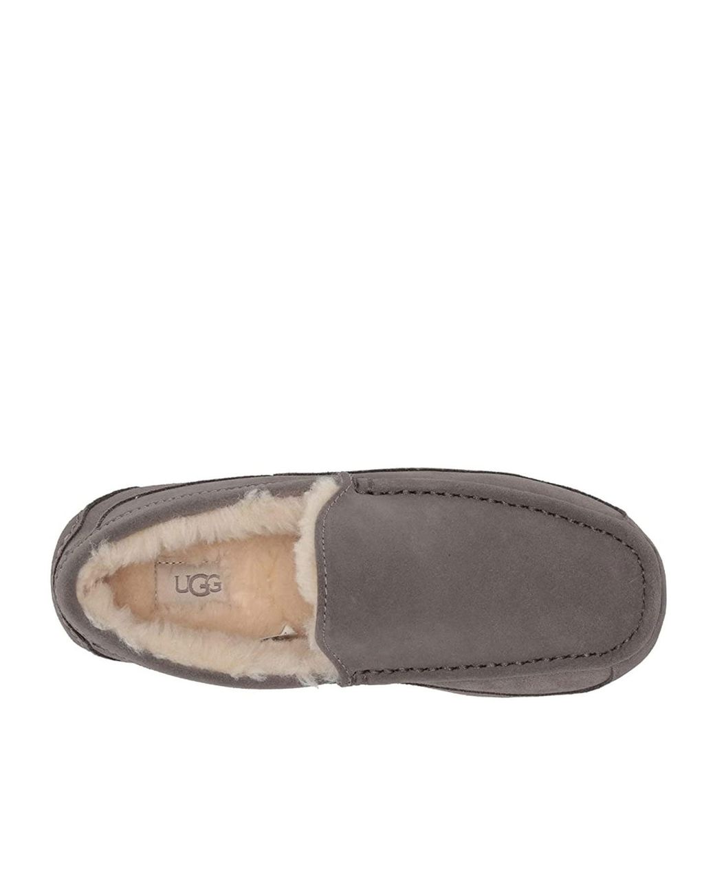 Ugg Gray Shearling-Lined Driving Shoes for men