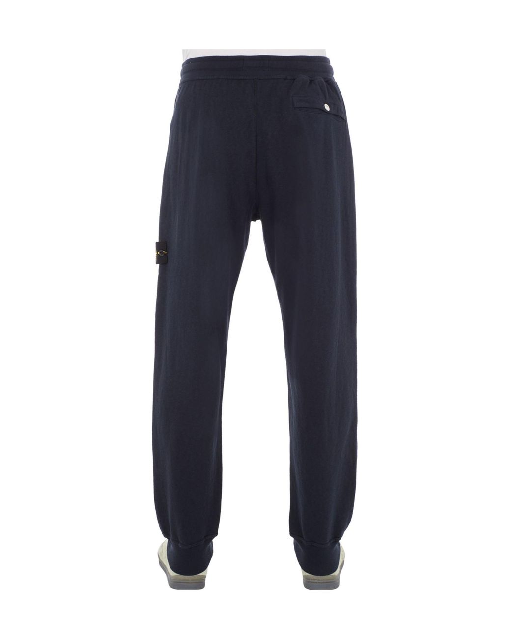 Stone Island Blue Compass-Badge Track Pants for men
