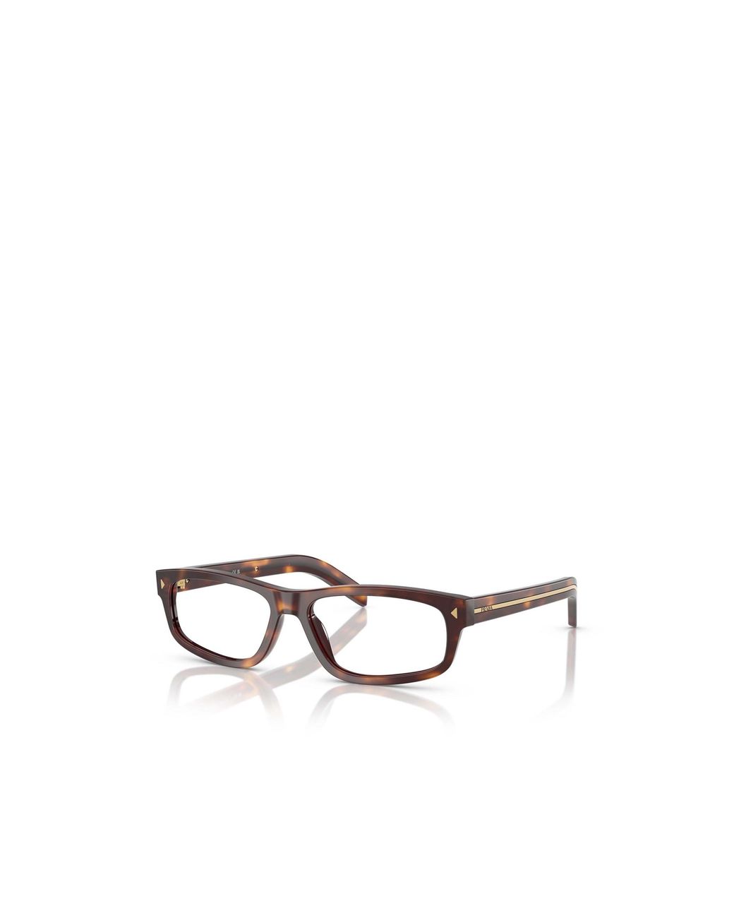 Prada White Eyewear Rectangular Frame Glasses for men