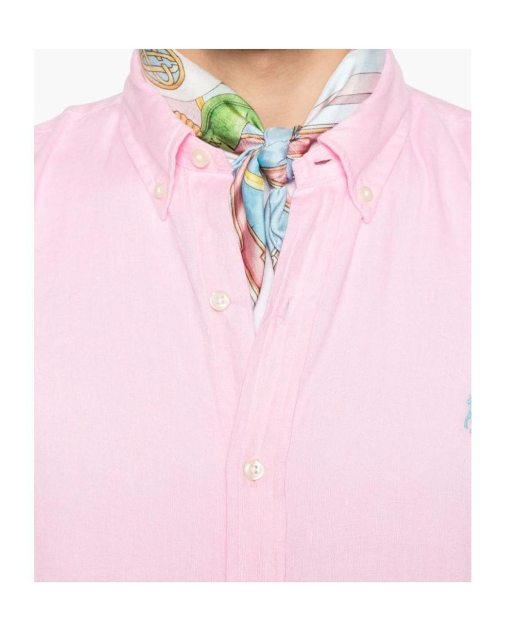Polo Ralph Lauren Pink Lightweight Shirt for men