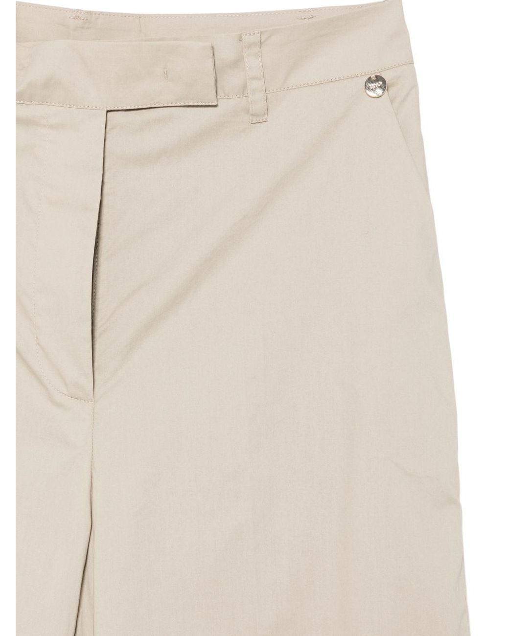 Liu Jo White Wide-Leg Pants