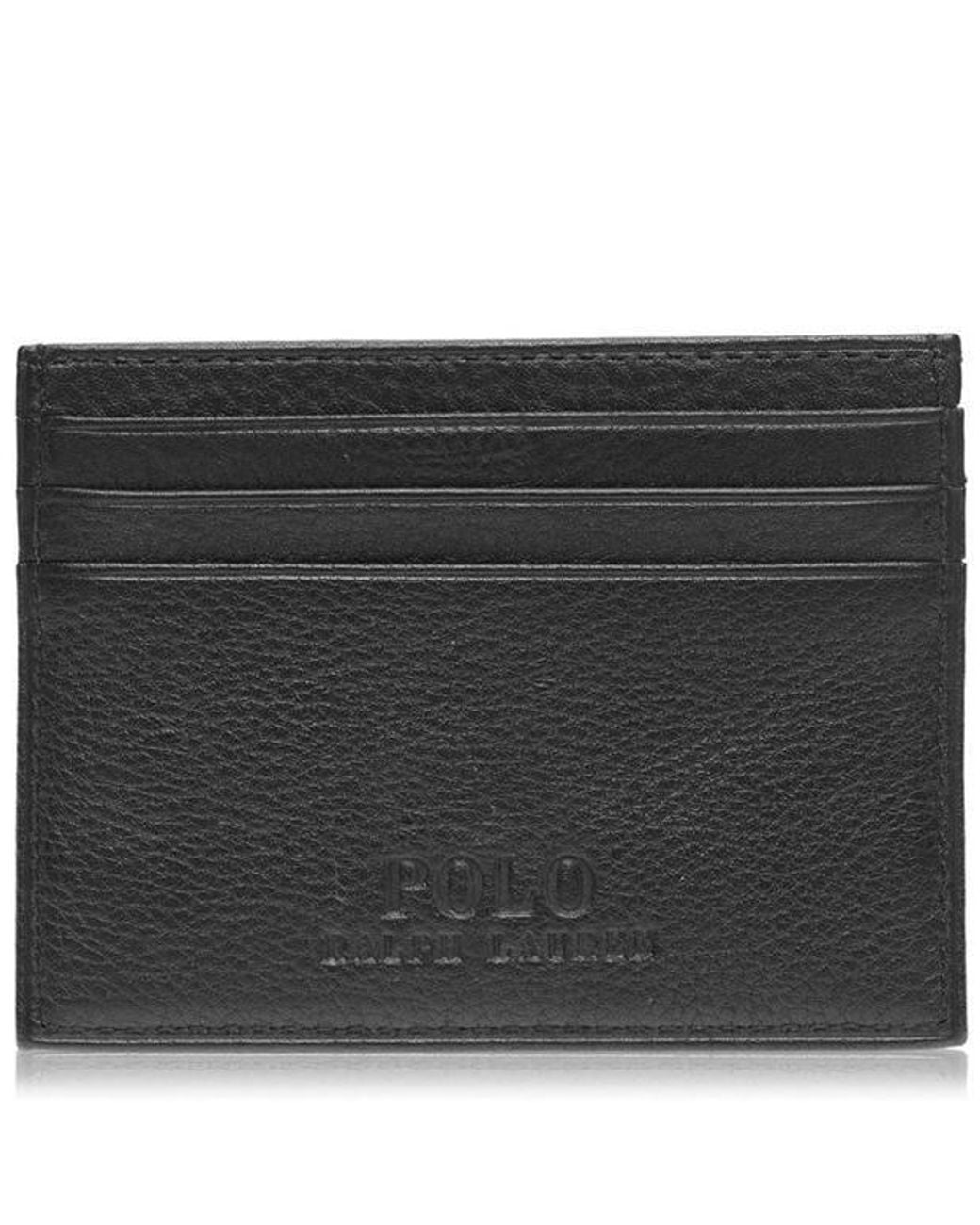 Polo Ralph Lauren Black Logo Card Holder for men