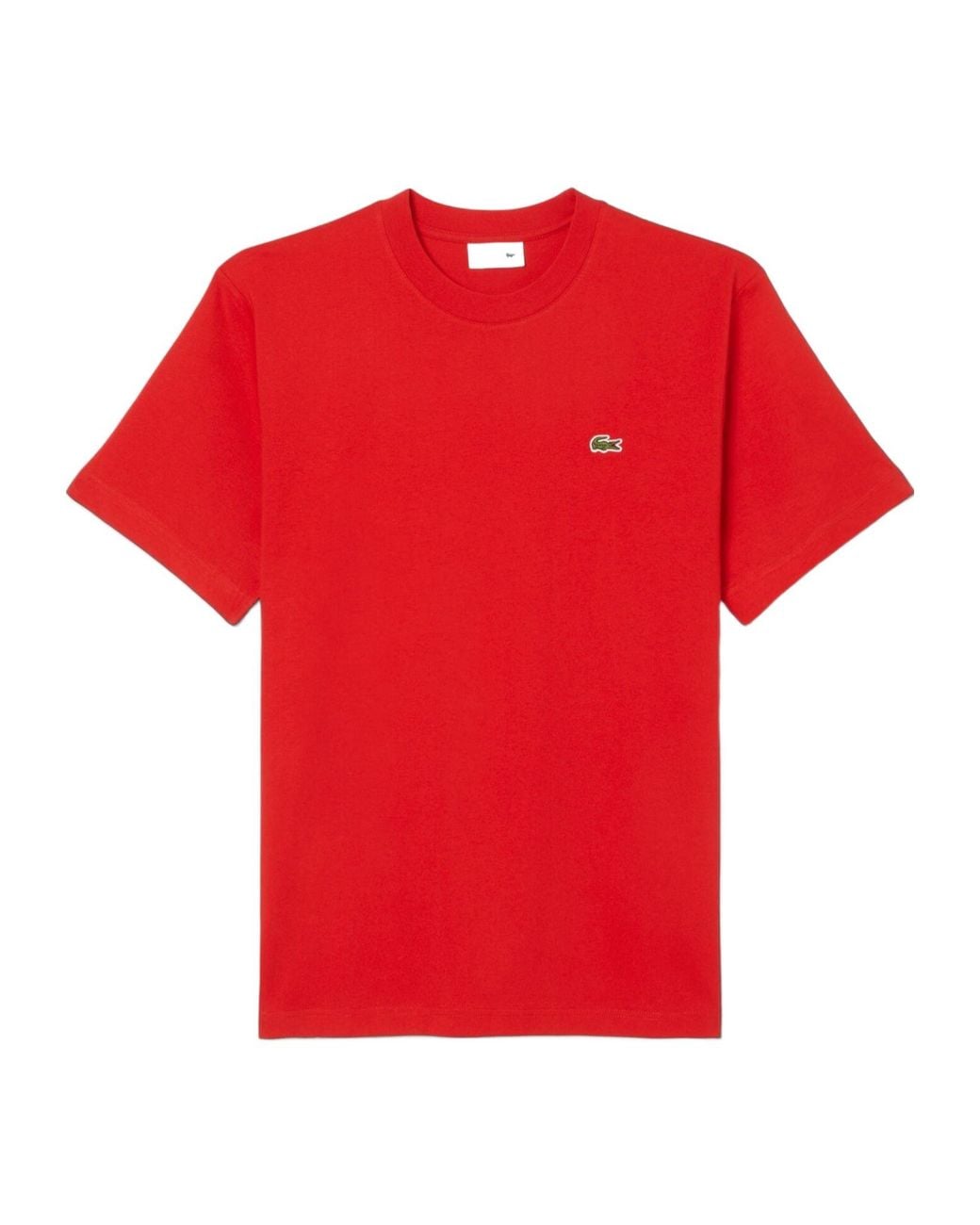 Lacoste Red Logoprint Tshirt for men