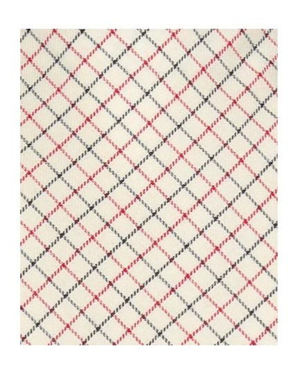 Maison Margiela White Plaid Midi Skirt