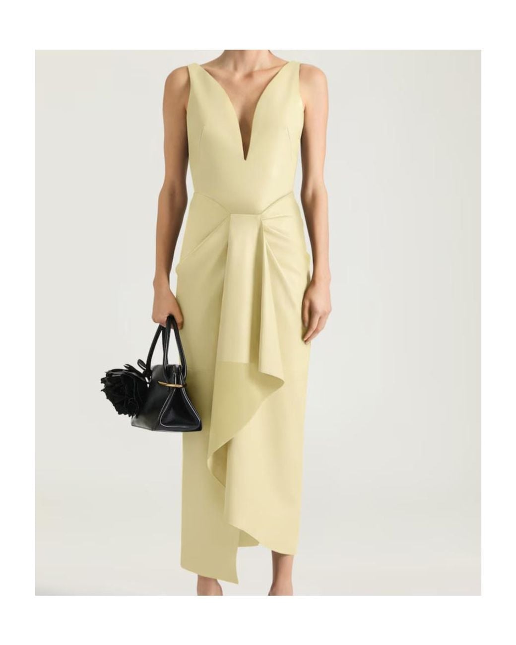 Givenchy Metallic Long Wrapped Dress