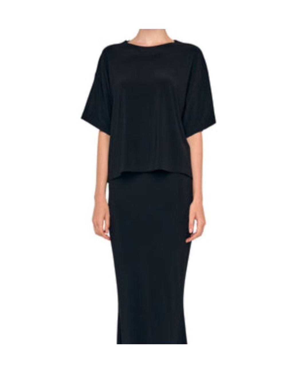 Norma Kamali Blue Short-Sleeve T-Shirt