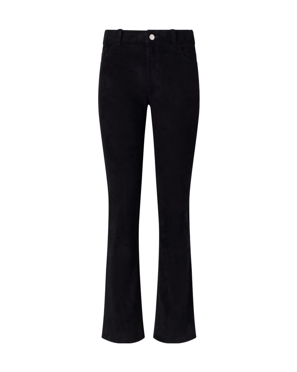 Stouls Black Dean Suede Flared Pants