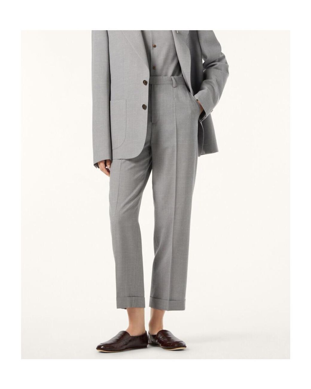 Loro Piana Gray Louis Trousers