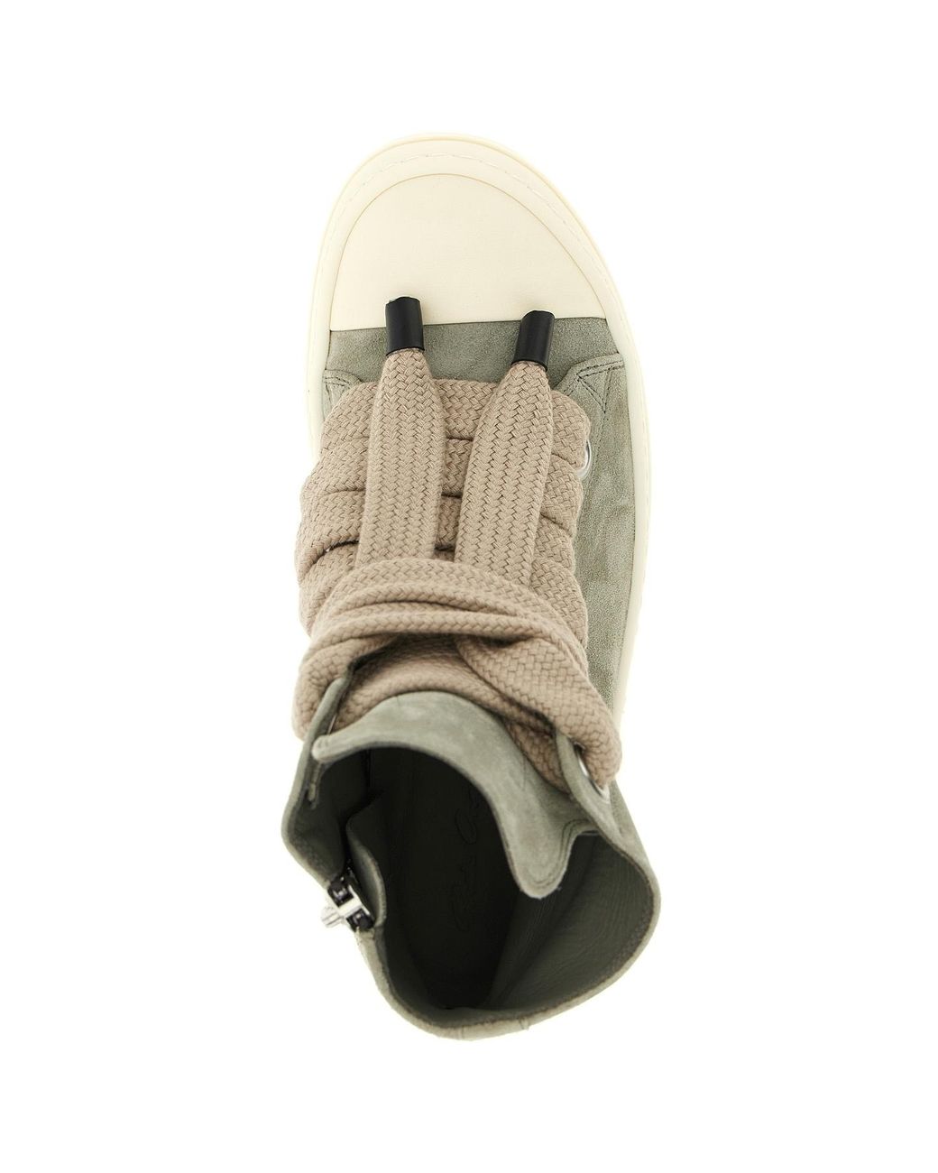 Rick Owens Gray 'Jumbolace Sneaks' Sneakers