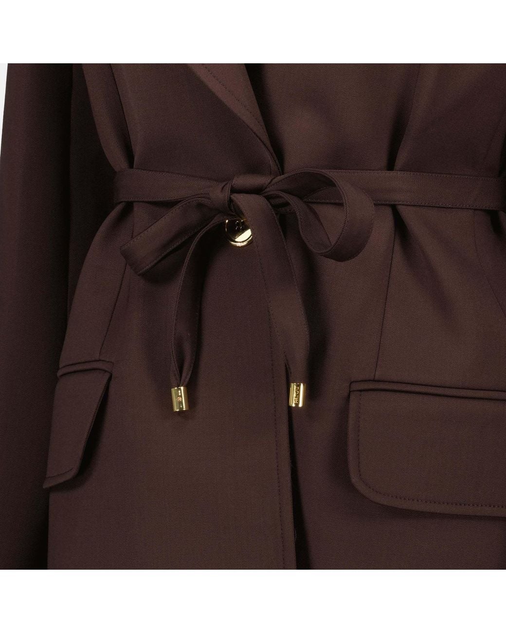 Patou Brown Single-Breasted Casual Jacket