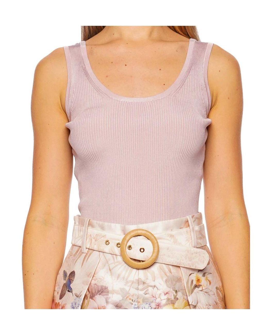 Zimmermann Pink Sleeveless Vest