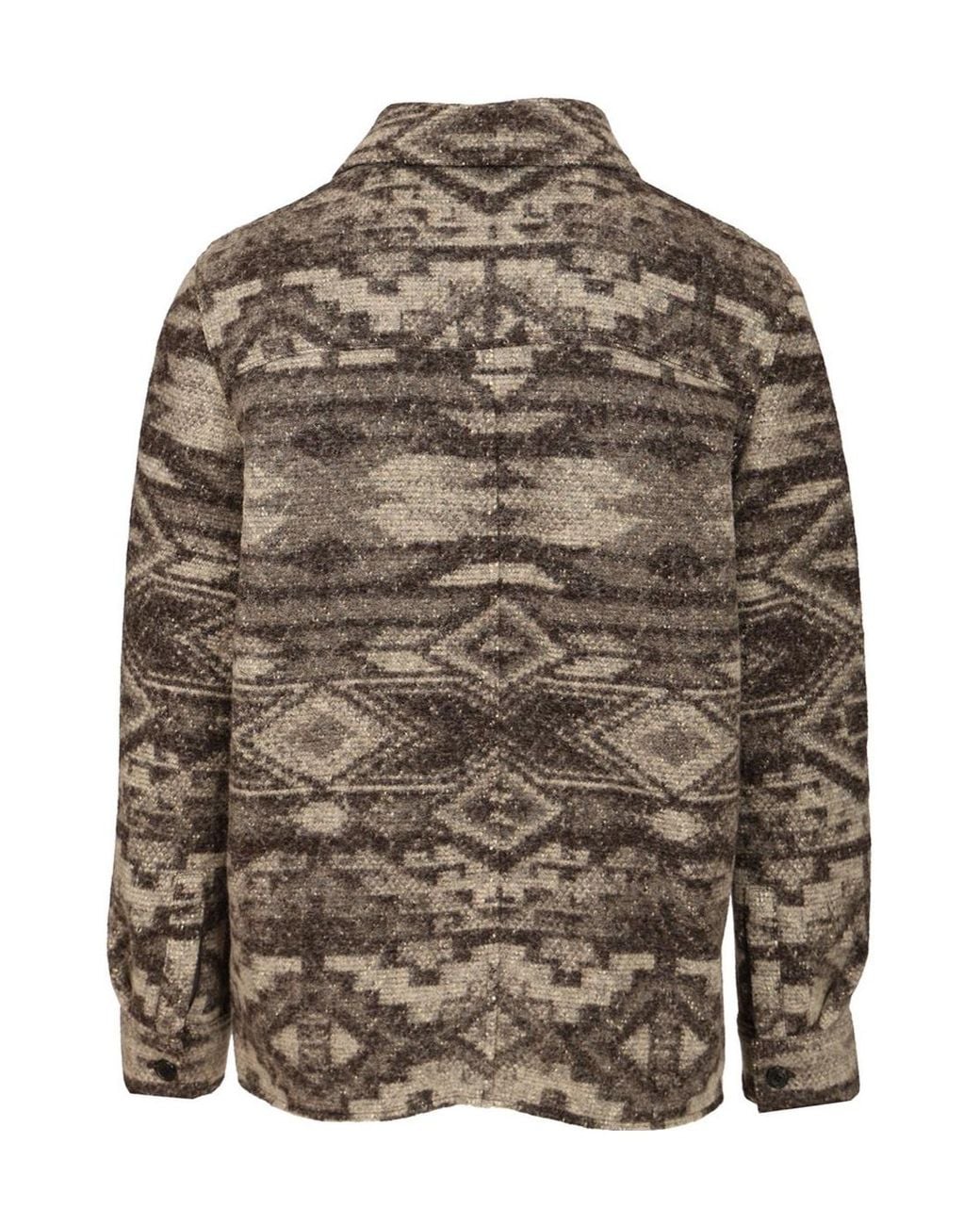 Isabel Marant Gray Kervon Long-Sleeved Shirt for men