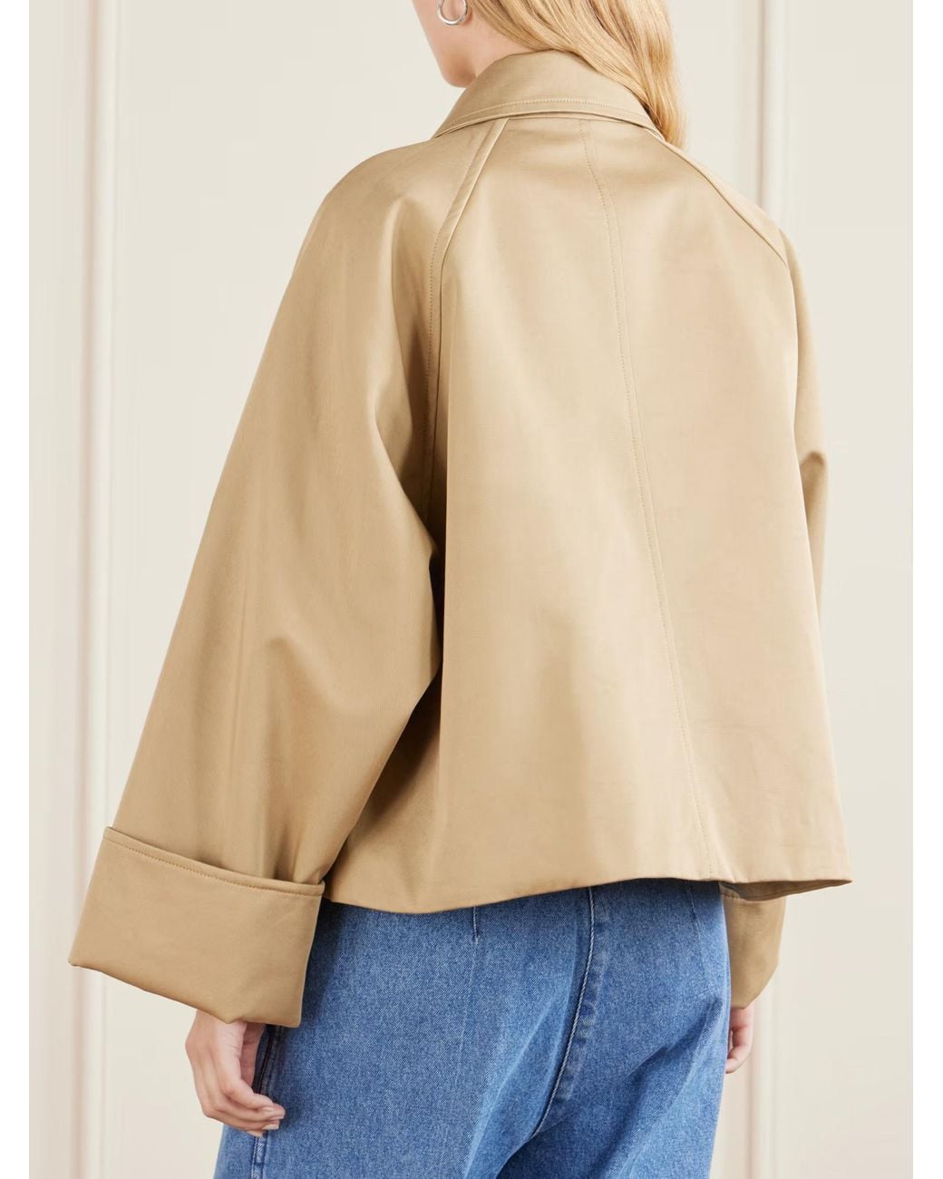 Patou Natural Collared Casual Jacket