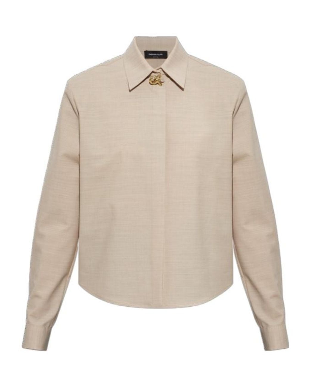 Fabiana Filippi White Logo Detail Shirt