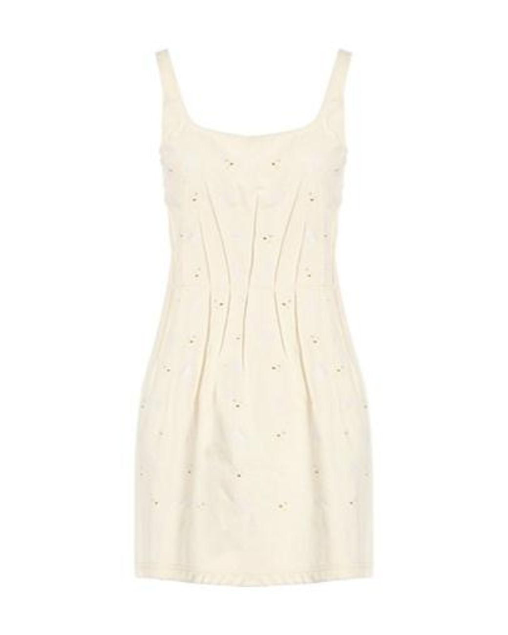 Marni Natural Solid-Color Sleeveless Dress