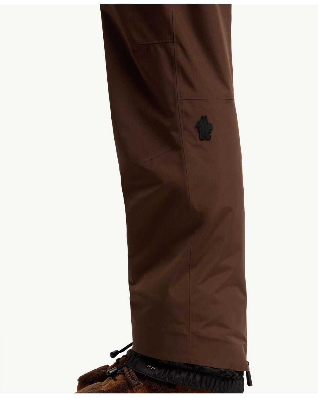 Moncler Brown Goretex Laminate Insulated Ski Pants