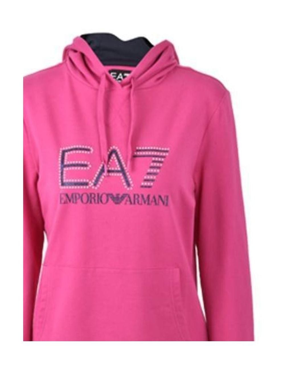 EA7 Pink Long-Sleeved Sweater