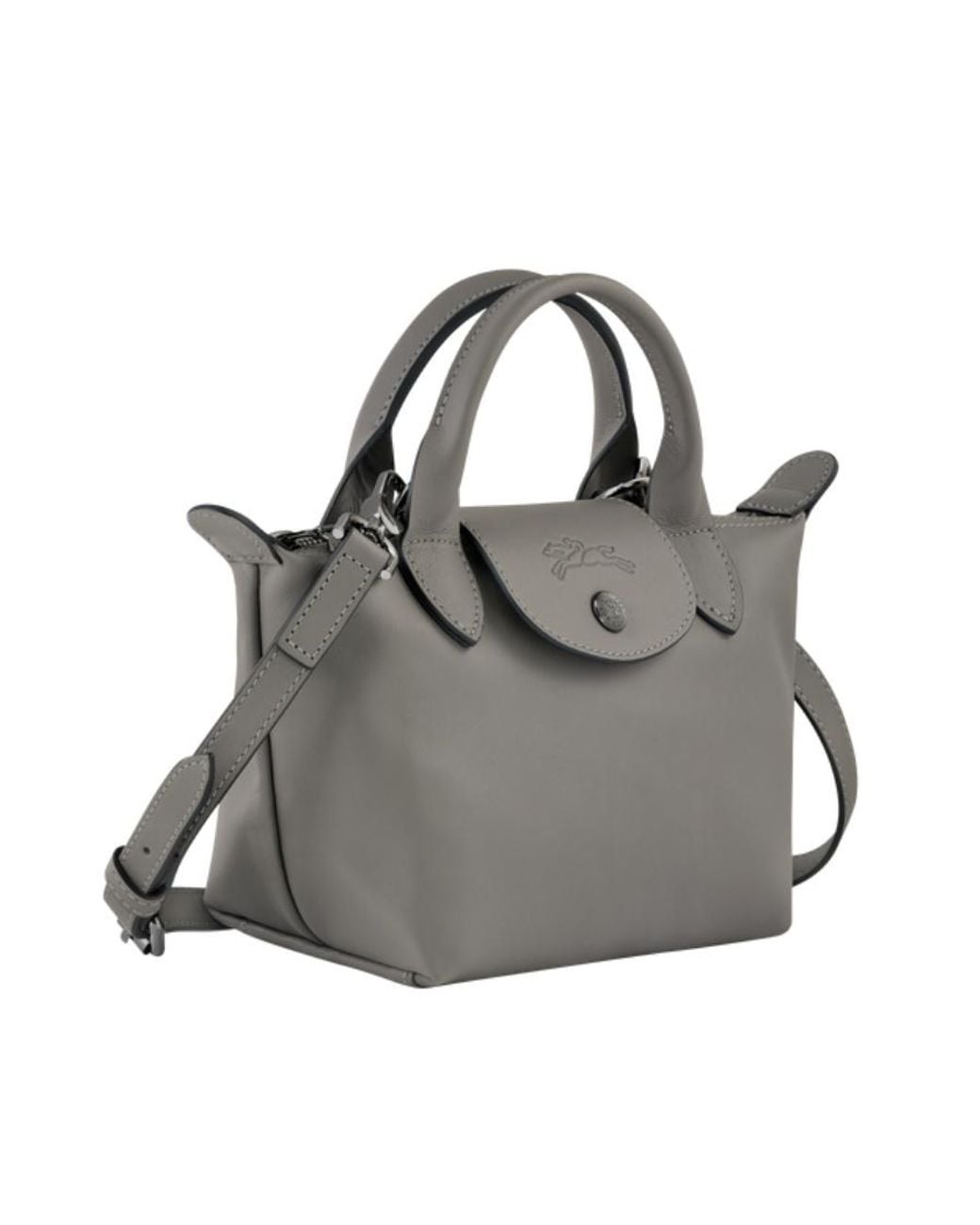 Longchamp Gray Le Pliage Xtra Xs Handbag