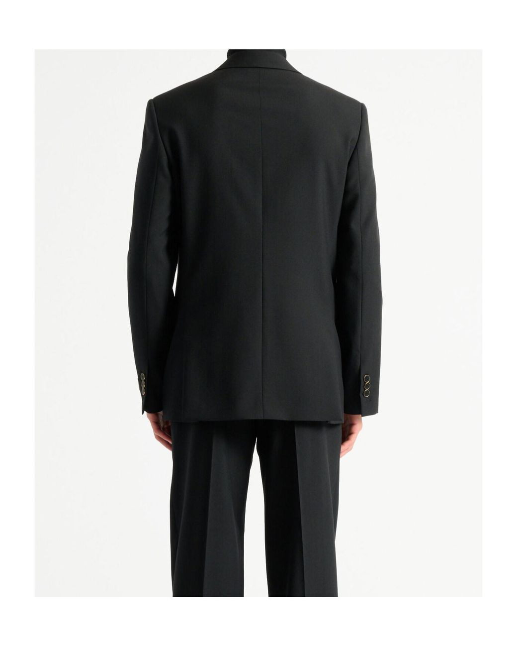 Balmain Black Wool 2-Button Jacket for men