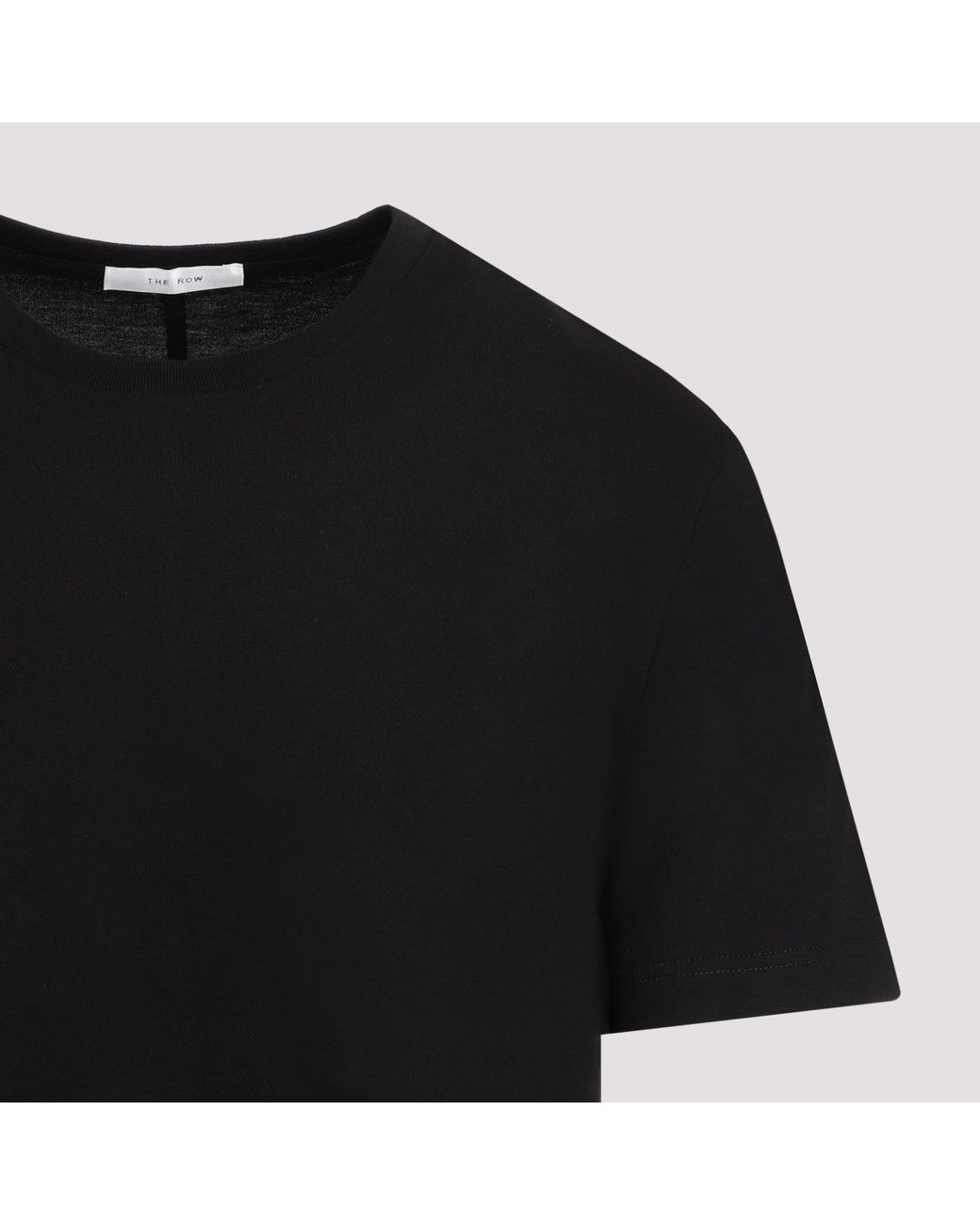 The Row Black Luke T-shirt In Cotton for men