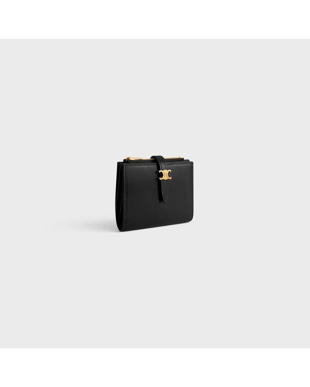 Céline Black Clasp Wallet
