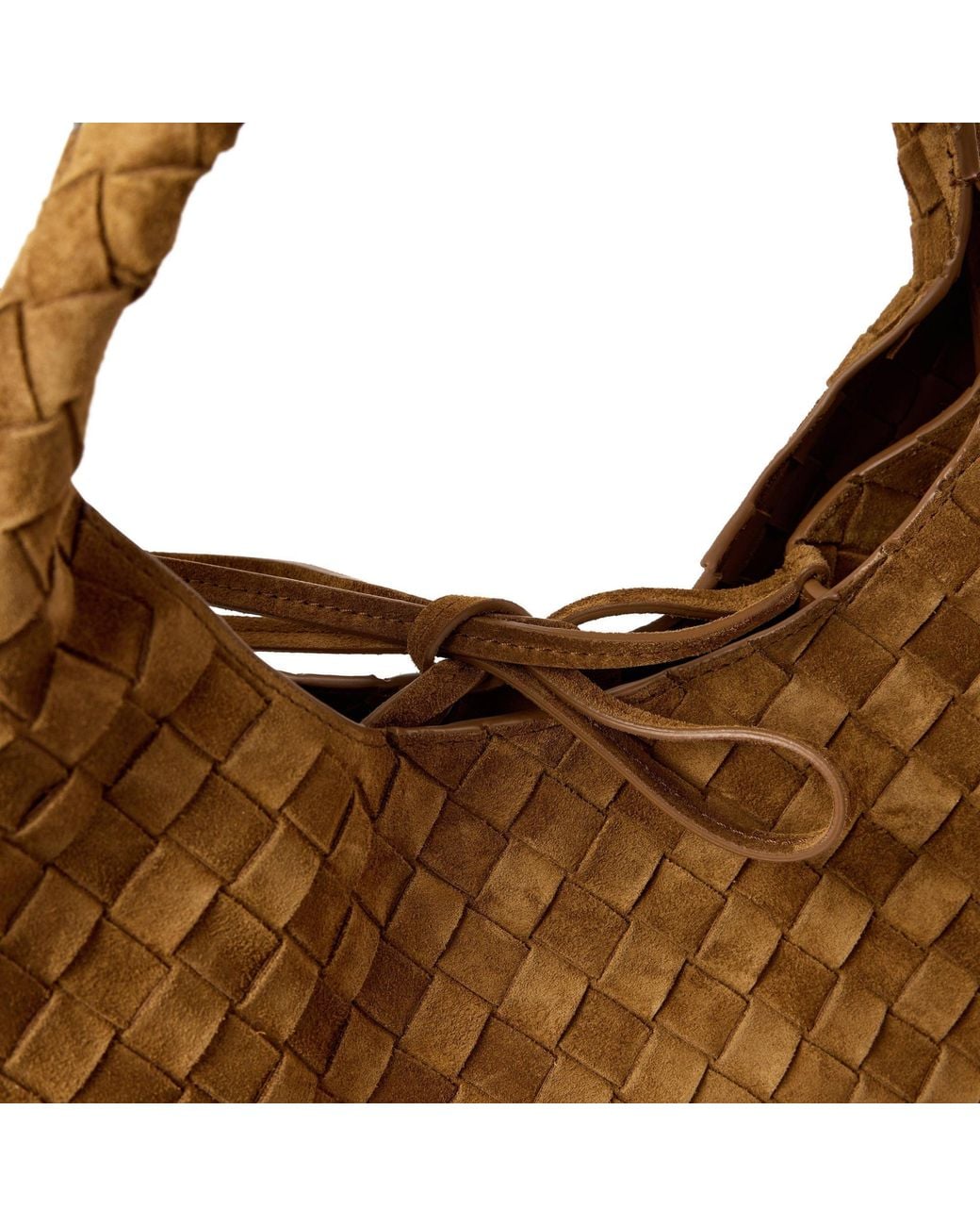 Bottega Veneta Brown Woven Hobo Bag