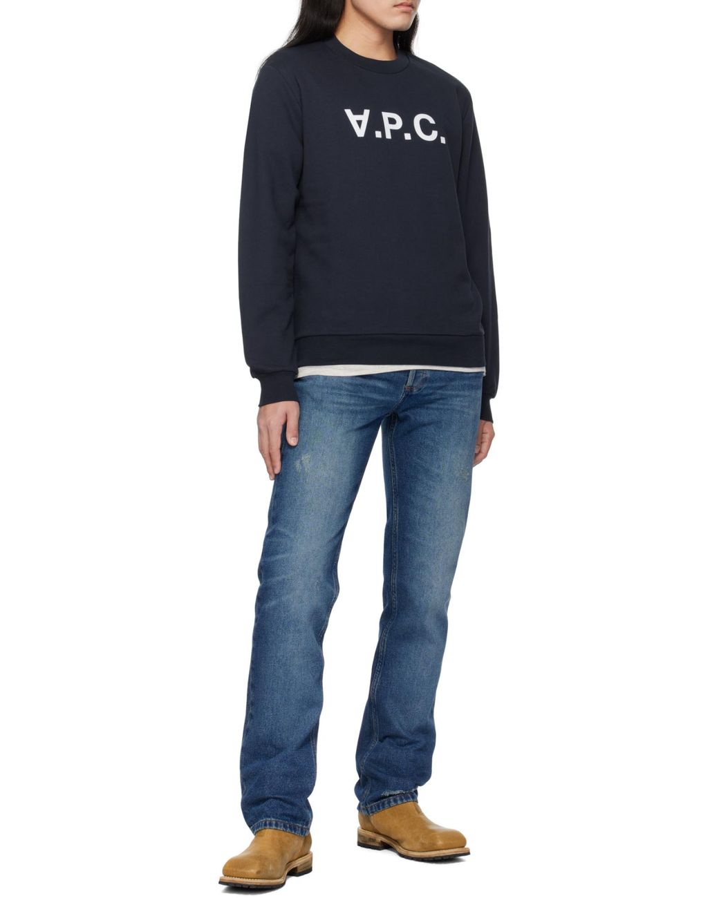 A.P.C. Blue Standard Grand Vpc Sweatshirt for men