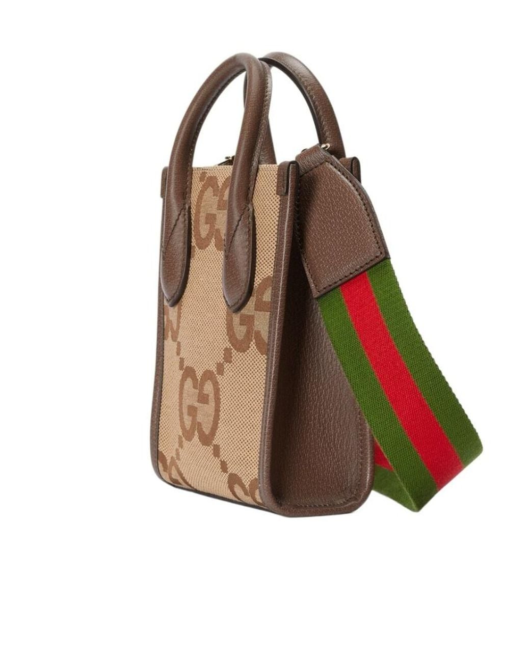 Gucci Brown Jumbo Gg Mini Tote Bag for men