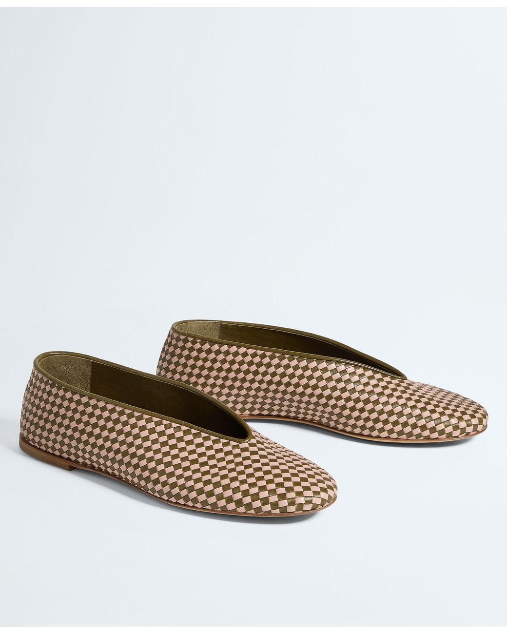 Bottega Veneta Brown Rosa Ballerina