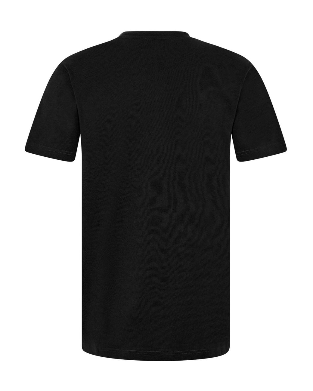 Moschino Black Comfort Straightfit Shortsleeve Top for men