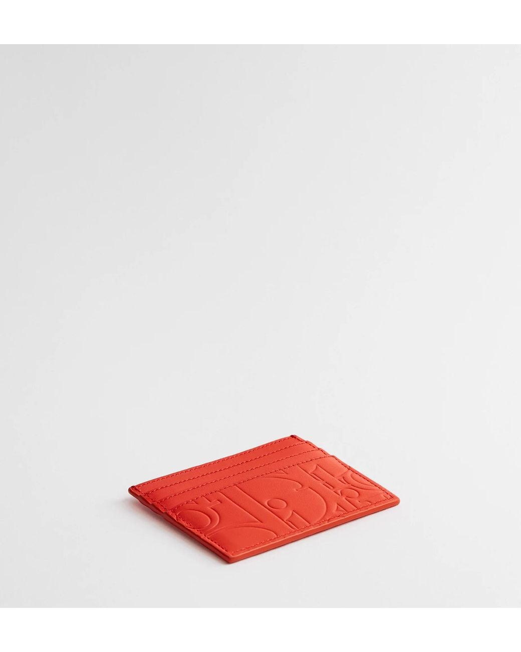 Dior Red Card Holder for men