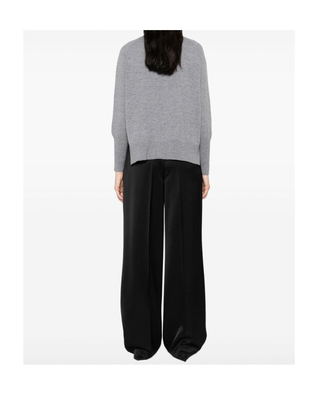 Baserange Gray Crew Neck Sweater