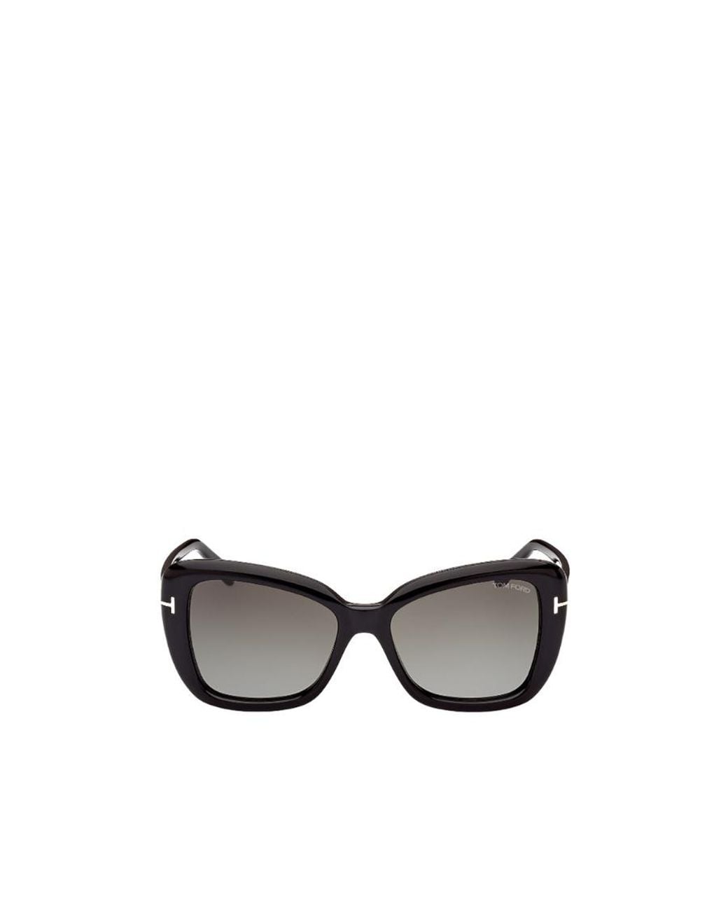 Tom Ford Metallic Eyewear Cat-Eye Frame Sunglasses