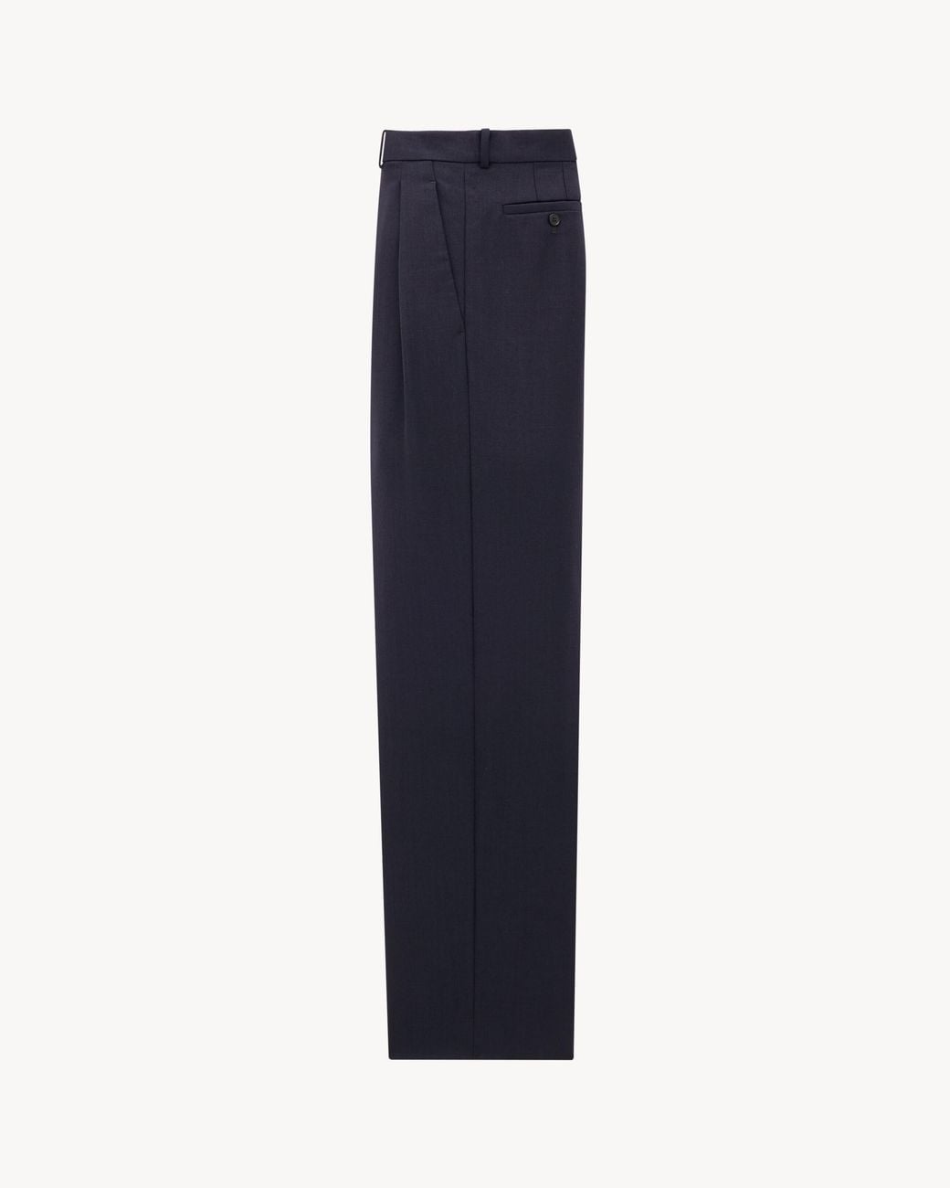 Saint Laurent Gray Wool Casual Pants for men