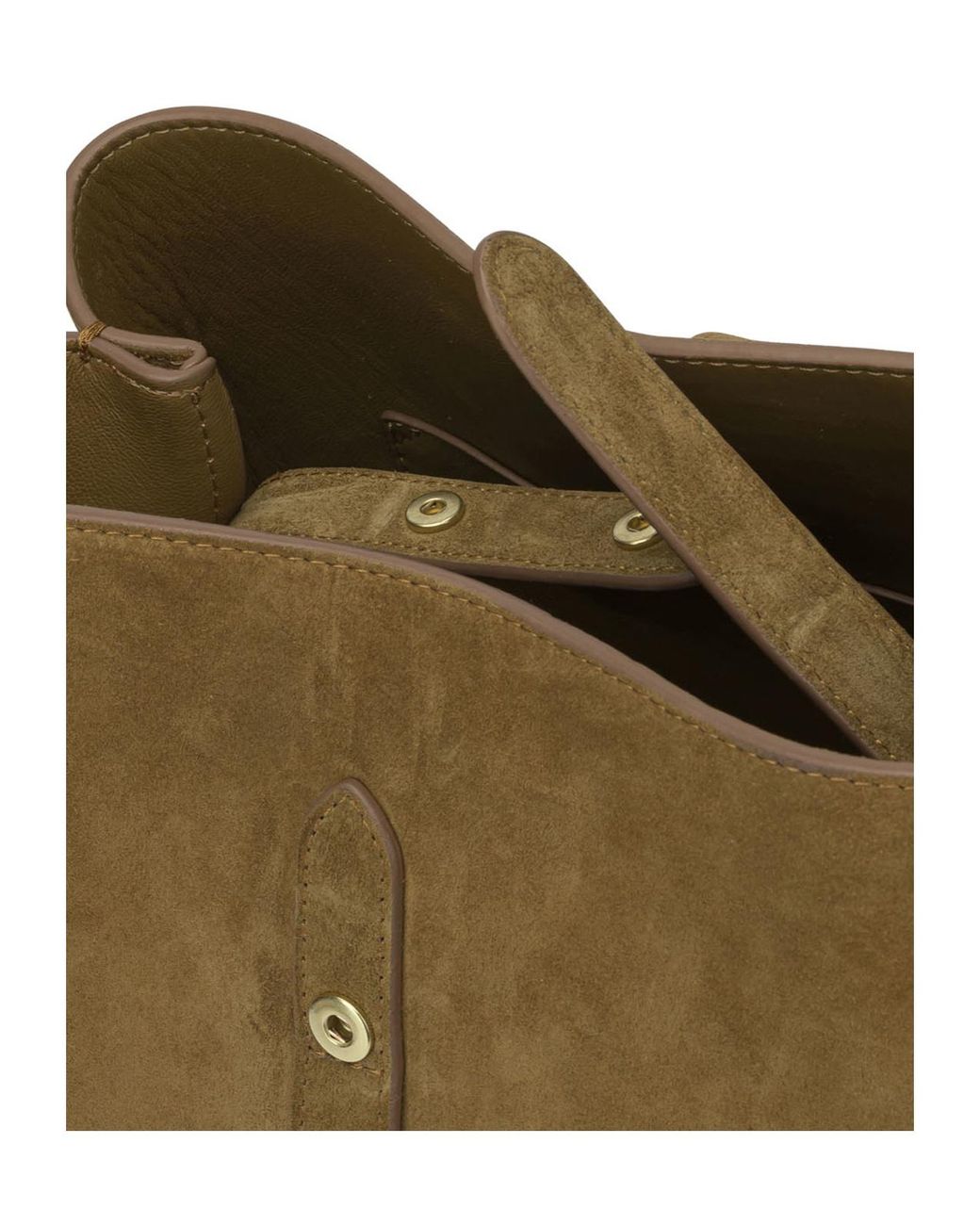 Soeur Multicolor Bello Suede Shoulder Bag