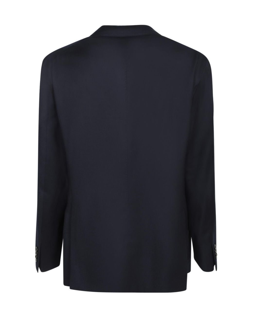 Boglioli Blue Notched Lapel Silk Jacket for men