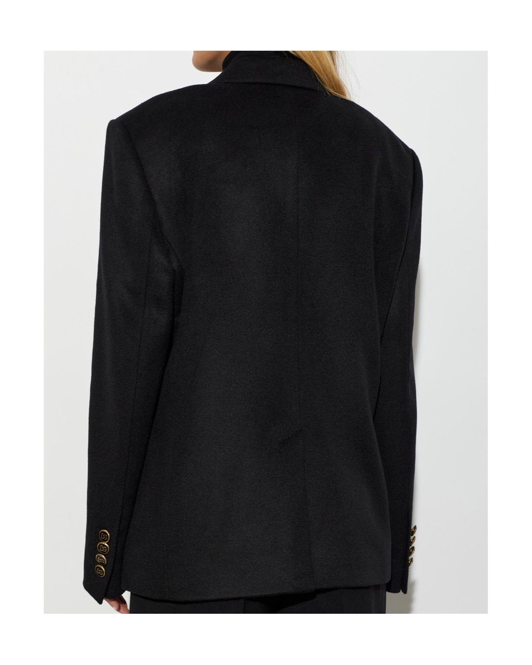 Dolce & Gabbana Black Double-Breasted Blazer