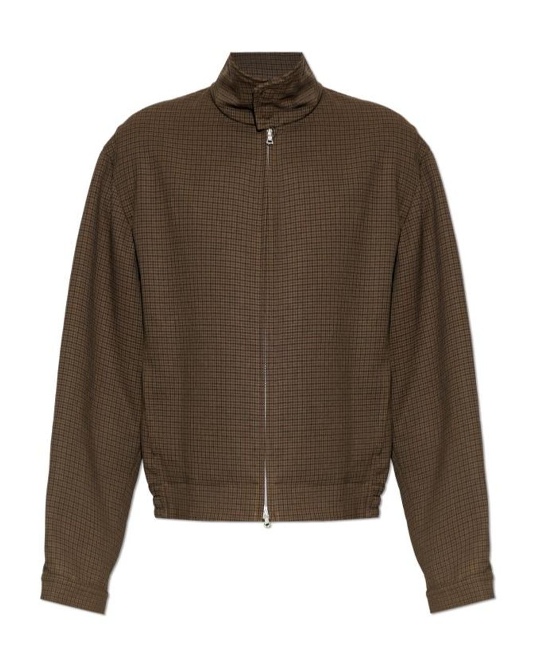 Dries Van Noten Green Zipper Jacket for men