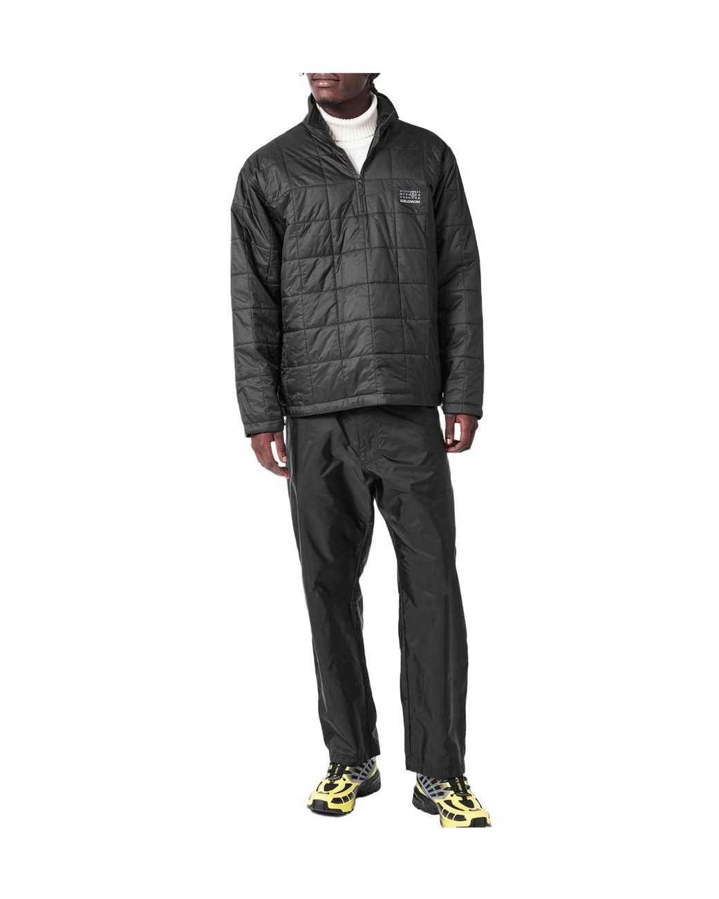 MM6 by Maison Margiela Gray Reversible Insulated Long Sleeve Quilted Jacket for men
