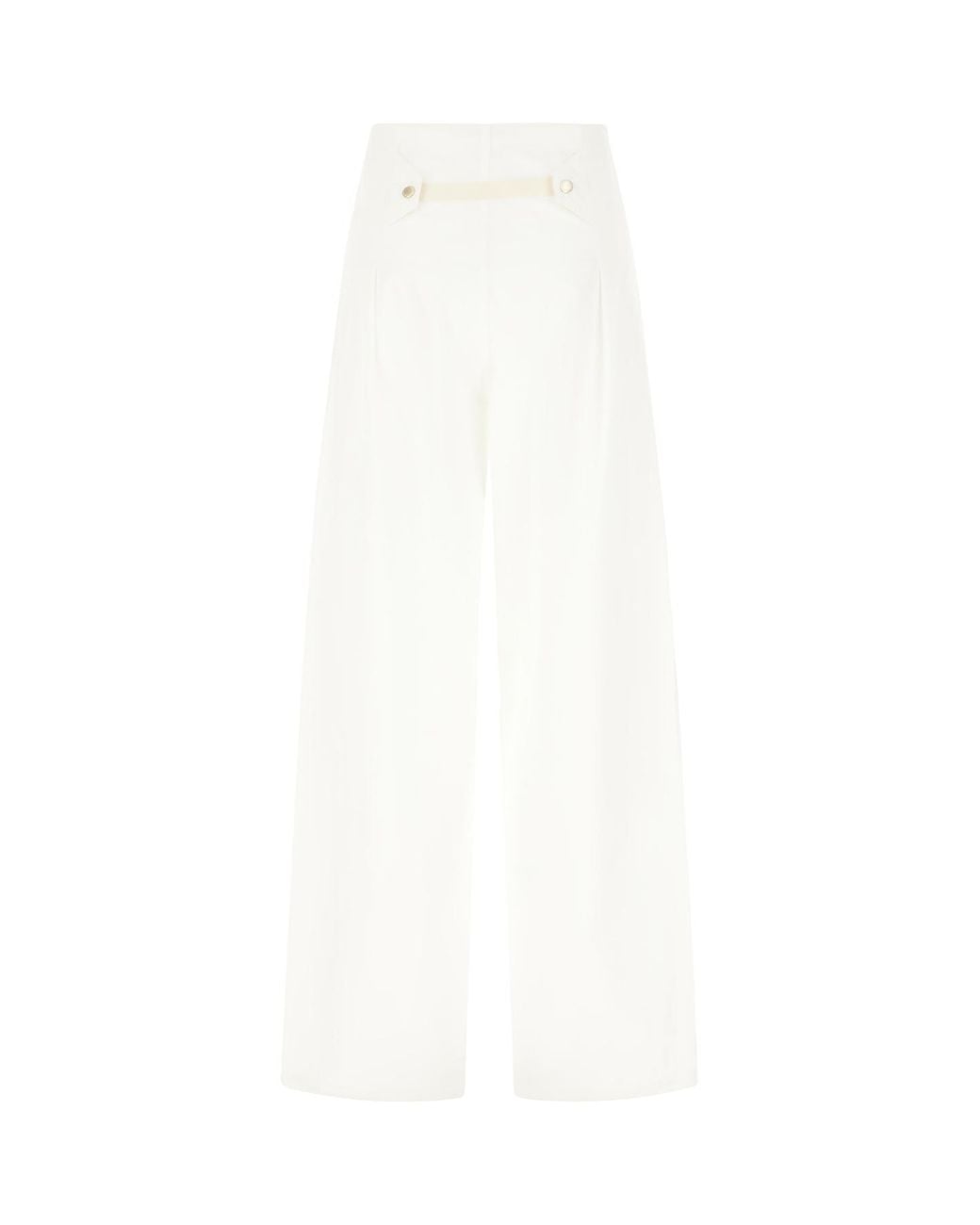 DARKPARK White Wide Leg Palazzo Pants