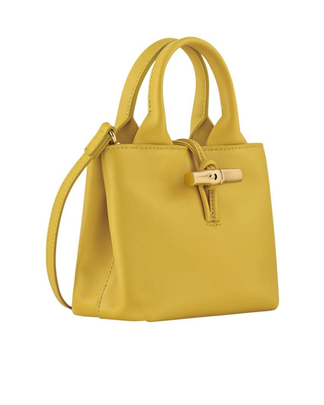 Longchamp Yellow Extra Small Le Roseau Tote Bag