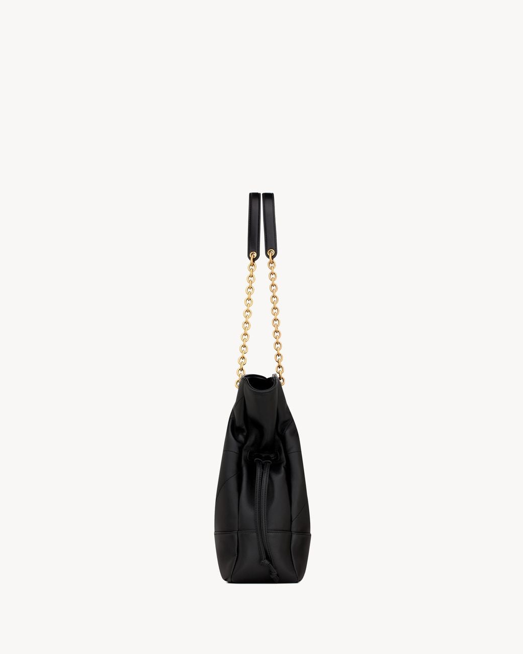 Saint Laurent Black Small Jamie Carré Rive Gauche Quilted Leather Tote Bag