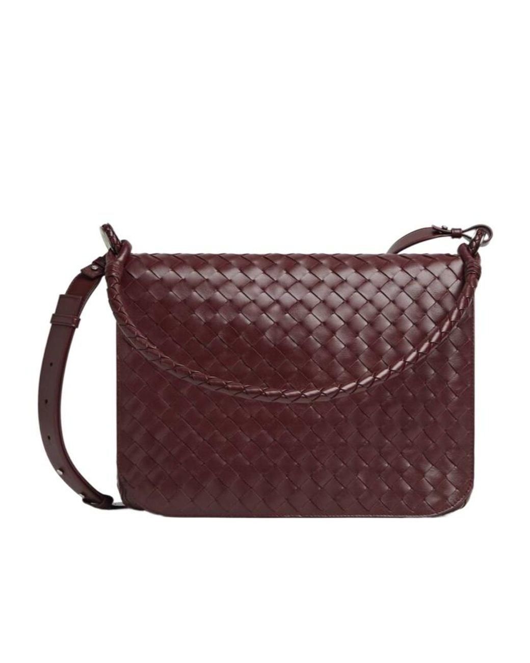 Bottega Veneta Purple Swing Messenger for men