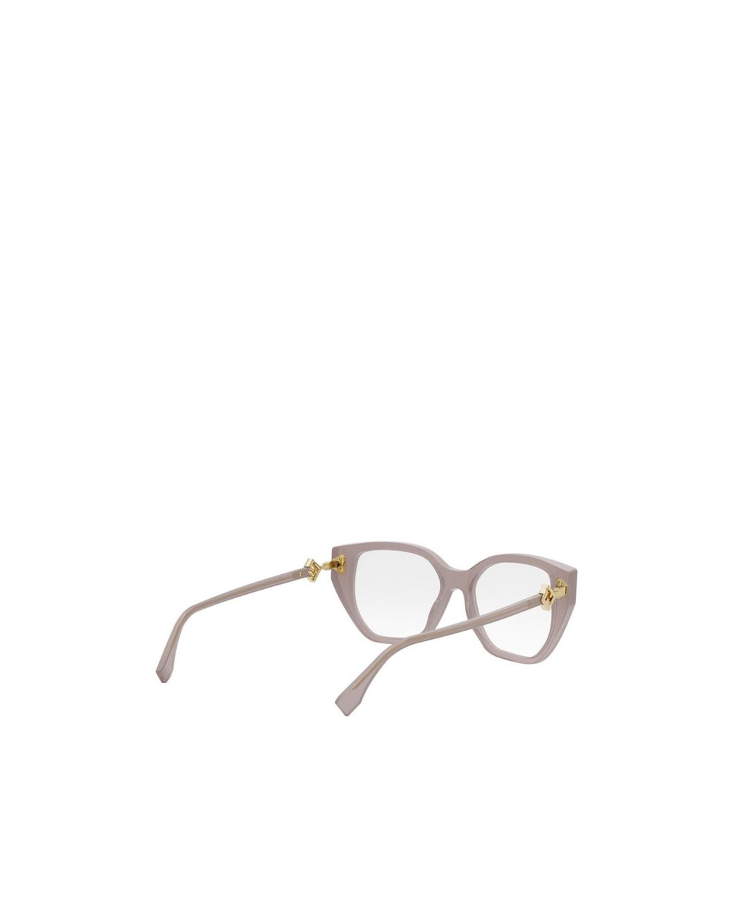 Fendi White Eyewear Geometric-Frame Glasses