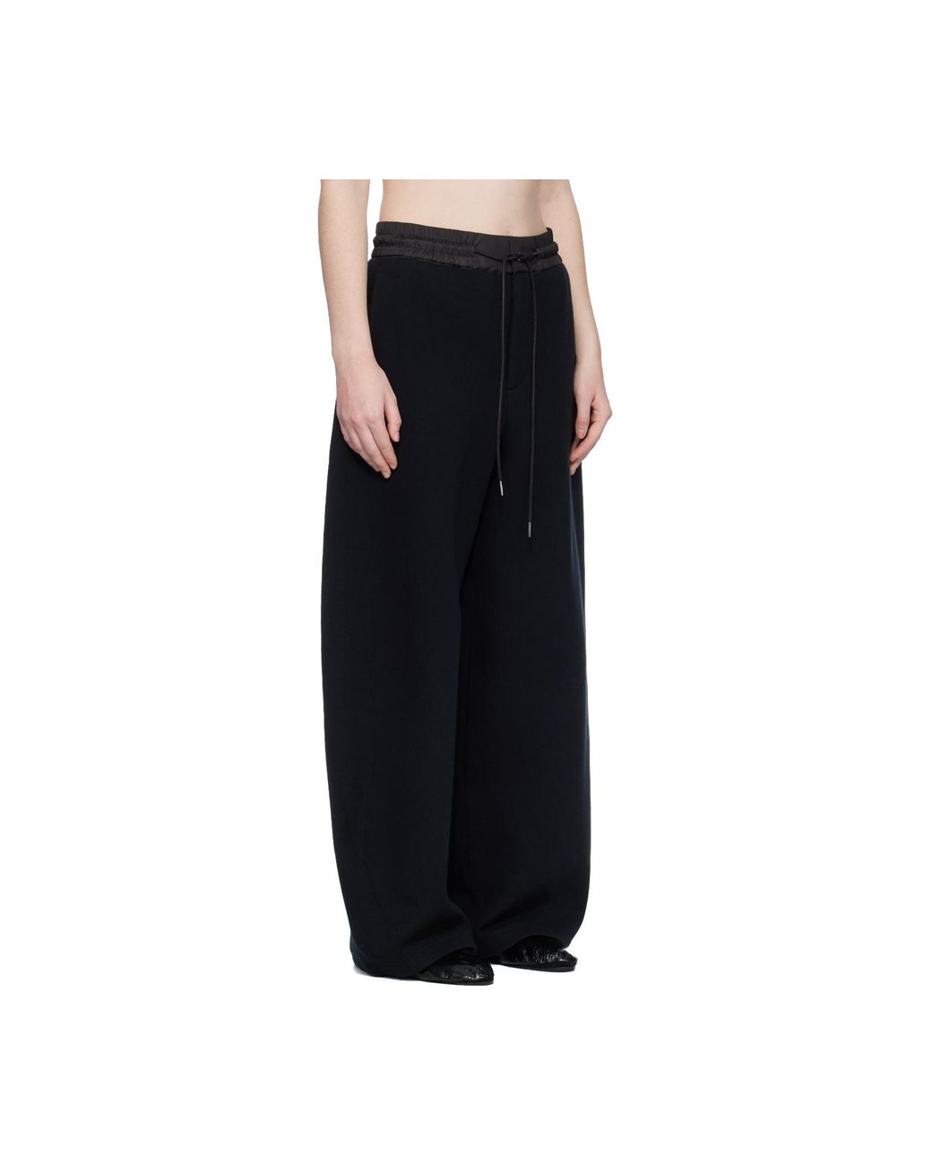 Sacai Blue Drawstring Sponge Track Pants