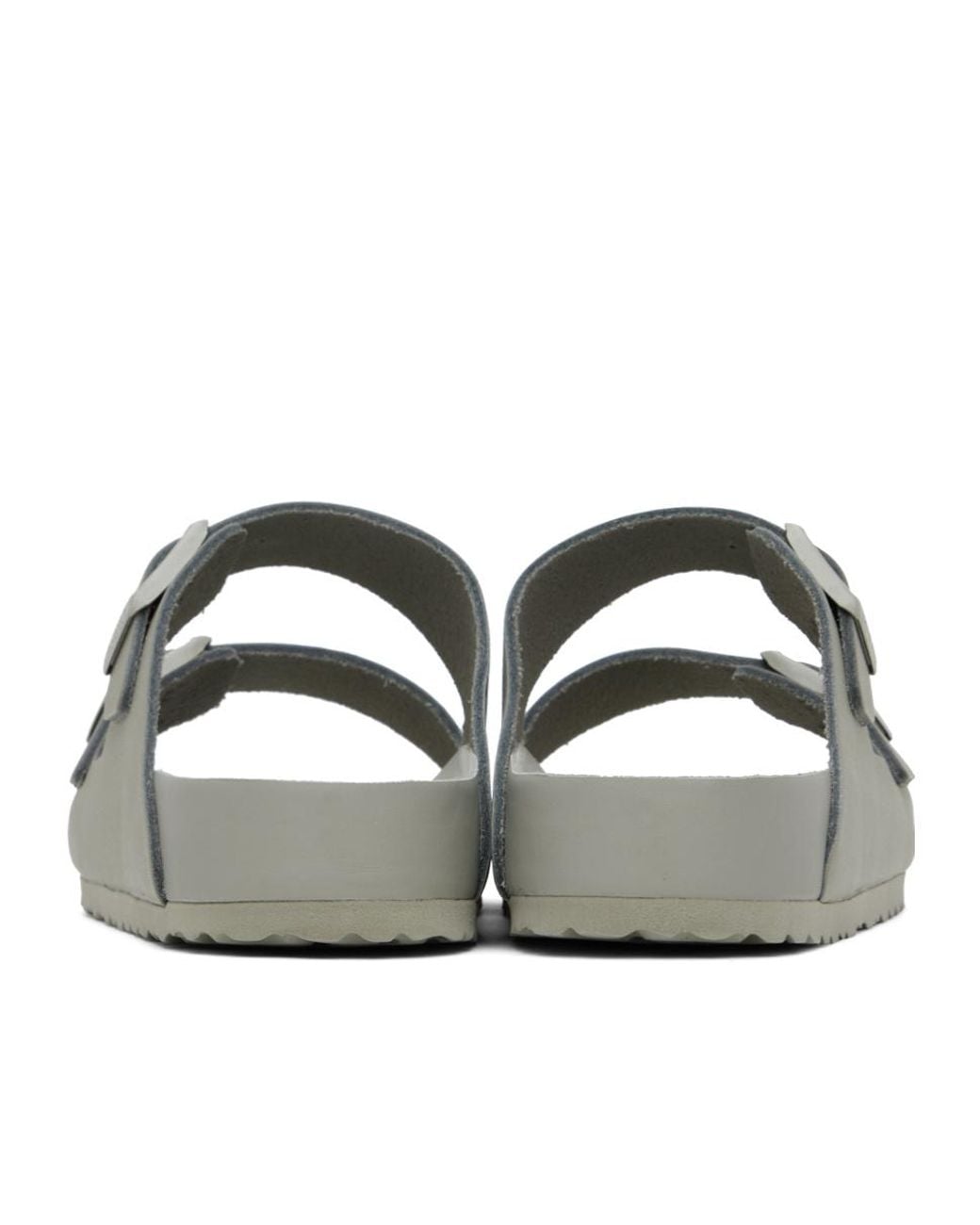 Birkenstock Green Arizona Double Buckle Slides for men